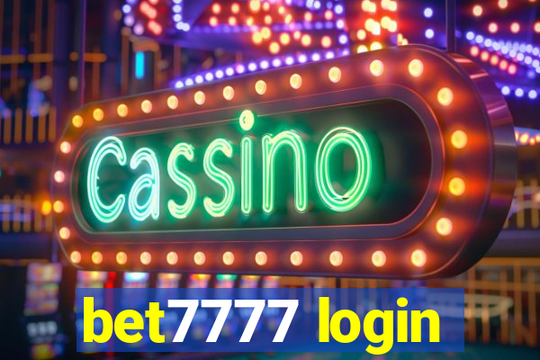 bet7777 login